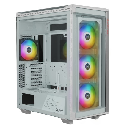 XPG BATTLECRUISER II ST Midi Tower Blanc