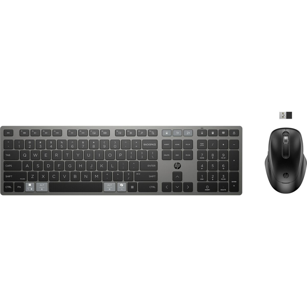 HP Ensemble clavier et souris sans fil rechargeables multi-appareils HP Ensemble clavier et souris sans fil rechargeables multi-appareils