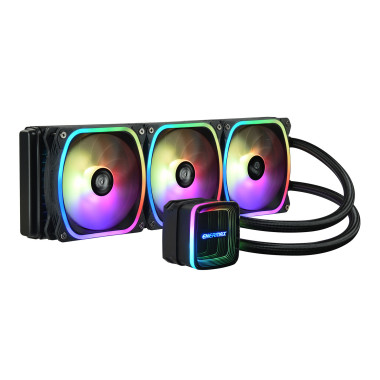 Enermax ELC-AQFA360-SQA système de refroidissement d’ordinateur Processeur Kit de refroidissement du liquide 12 cm Noir 1
