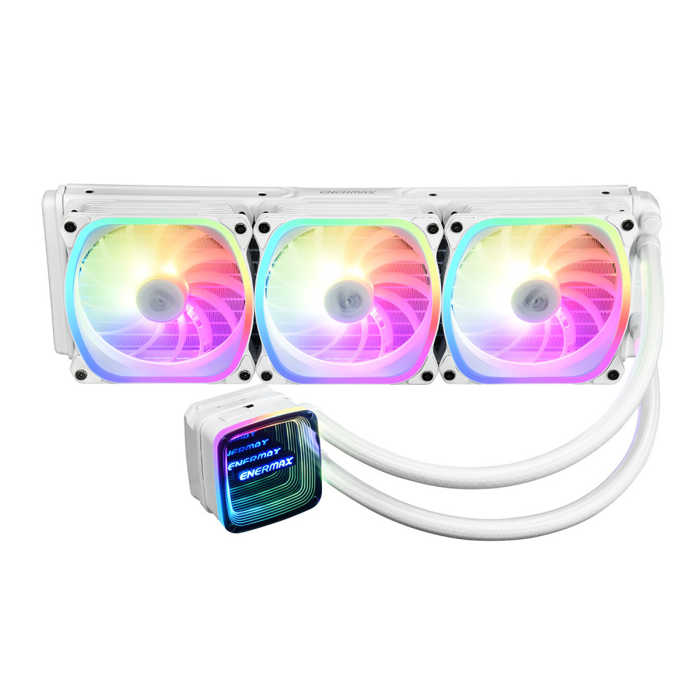 Enermax ELC-AQFA360-SQA-W système de refroidissement d’ordinateur Processeur Kit de refroidissement du liquide 12 cm Blanc 1