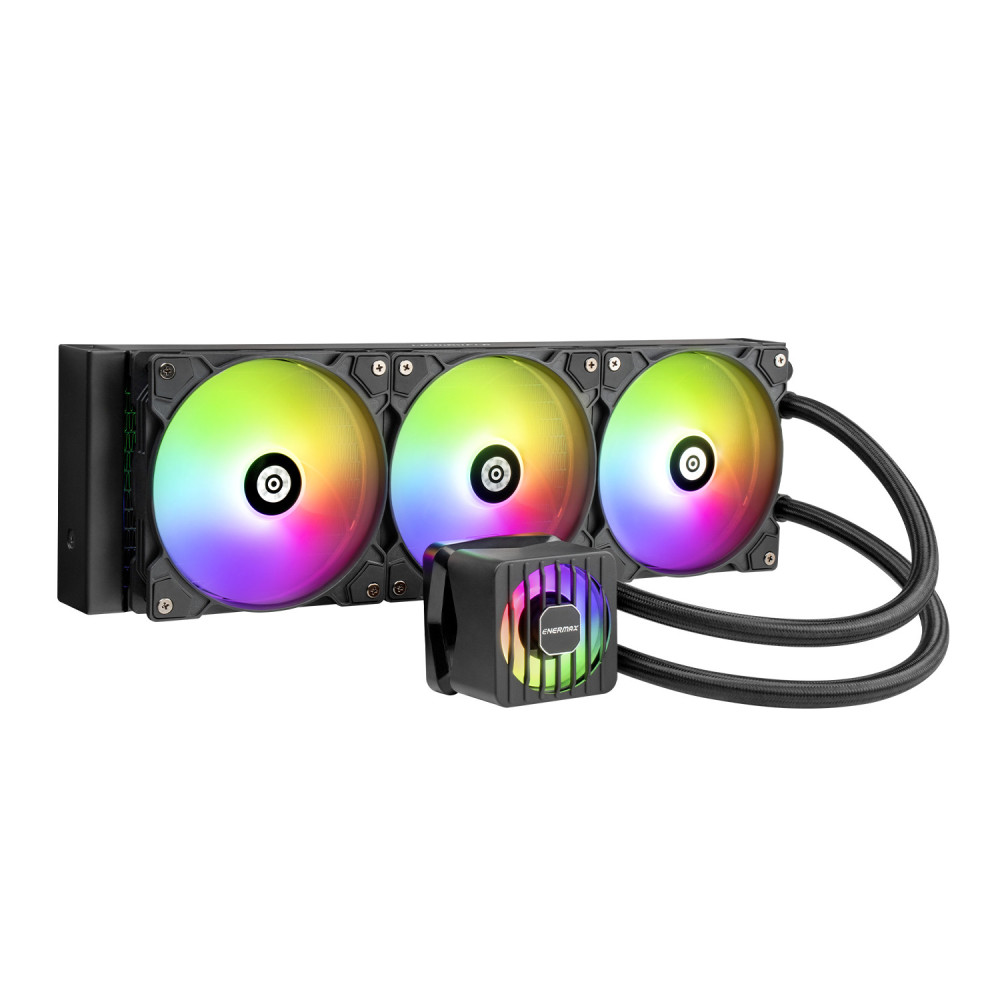 Enermax ELC-LMF360T-ARGB système de refroidissement d’ordinateur Processeur Refroidisseur de liquide tout-en-un 12 cm Noir 2