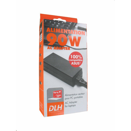 DLH ALIMENTATION SECTEUR 90W ASUS 100% COMPATIBLE (sauf USB-C)