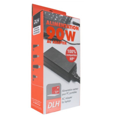 DLH ALIMENTATION SECTEUR 90W HP 100% COMPATIBLE (sauf USB-C)