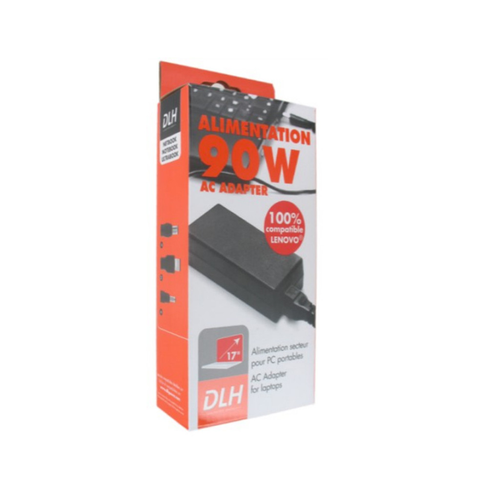 DLH ALIMENTATION SECTEUR 90W LENOVO 100% COMPATIBLE (sauf USB-C)