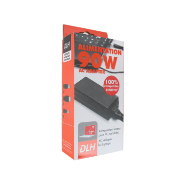 DLH ALIMENTATION SECTEUR 90W LENOVO 100% COMPATIBLE (sauf USB-C)
