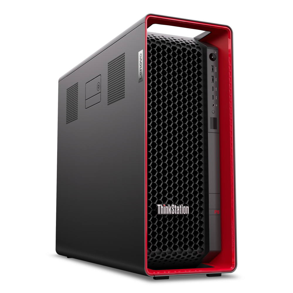 Lenovo ThinkStation P8 AMD Ryzen Threadripper PRO 7975WX 128 Go DDR5-SDRAM 2 To SSD Windows 11 Pro Tower Station de travail Noir
