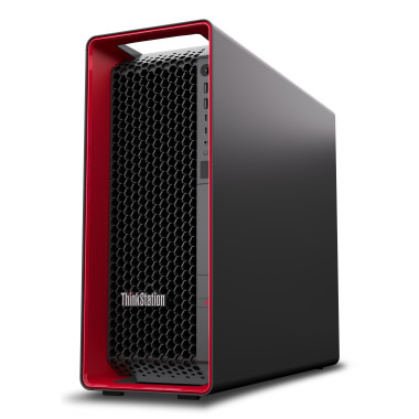 Lenovo ThinkStation P8 AMD Ryzen Threadripper PRO 7975WX 128 Go DDR5-SDRAM 2 To SSD Windows 11 Pro Tower Station de travail Noir
