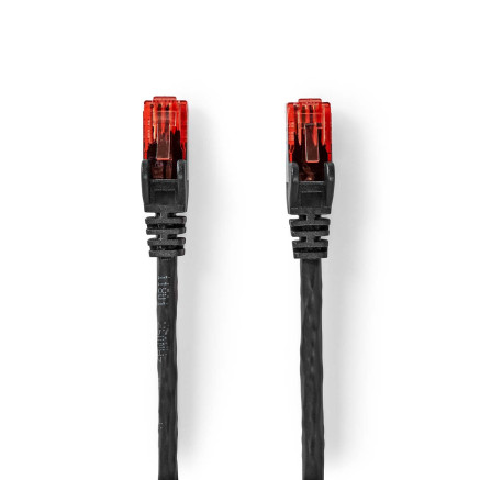 Nedis CCGL85900BK500 câble de réseau Noir 50 m Cat6 U UTP (UTP)