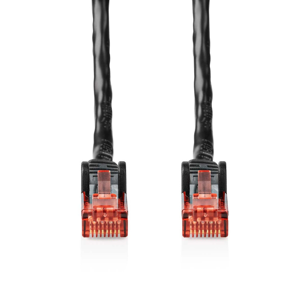 Nedis CCGL85900BK500 câble de réseau Noir 50 m Cat6 U UTP (UTP)
