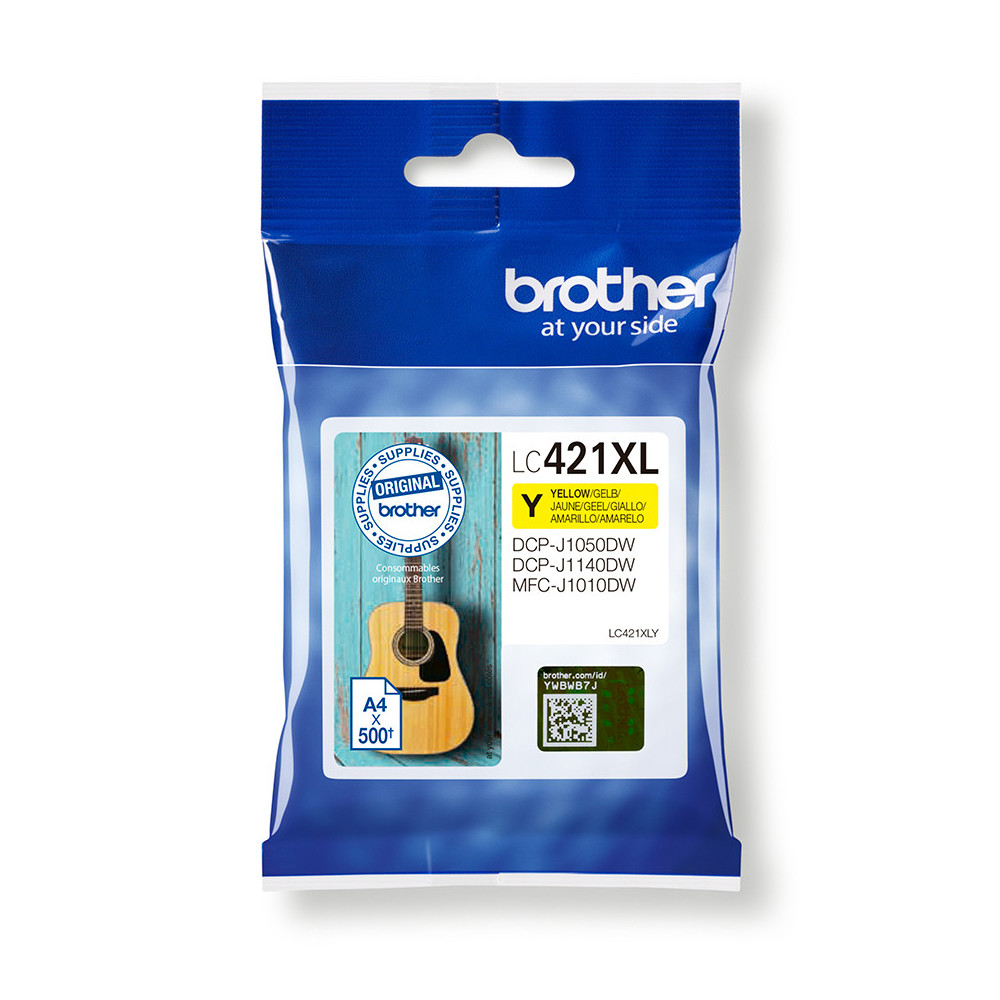 Brother LC421XLY - Cartouche d'encre originale - jaune Brother LC421XLY - Cartouche d'encre originale - jaune