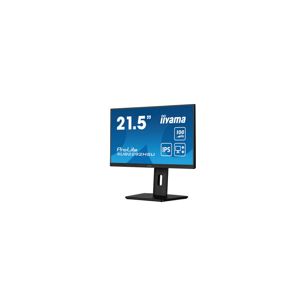 IIYAMA XUB2292HSU-B6 - 21.5p IPS FHD 0.4ms 250cd/m² HDMI/DP 4xUSB 2x2W Noir | ECP Grossiste informatique