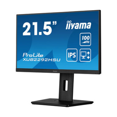 IIYAMA XUB2292HSU-B6 - 21.5p IPS FHD 0.4ms 250cd/m² HDMI/DP 4xUSB 2x2W Noir | ECP Grossiste informatique