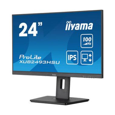 IIYAMA XUB2493HSU-B7 - 23,8p iPS FHD 1ms 300cd/m² HDMI/DP 2x2W 2xUSB Règlable Noir | ECP Grossiste informatique