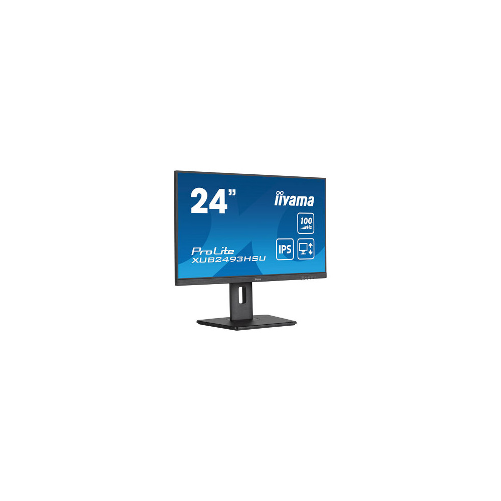 IIYAMA XUB2493HSU-B7 - 23,8p iPS FHD 1ms 300cd/m² HDMI/DP 2x2W 2xUSB Règlable Noir | ECP Grossiste informatique