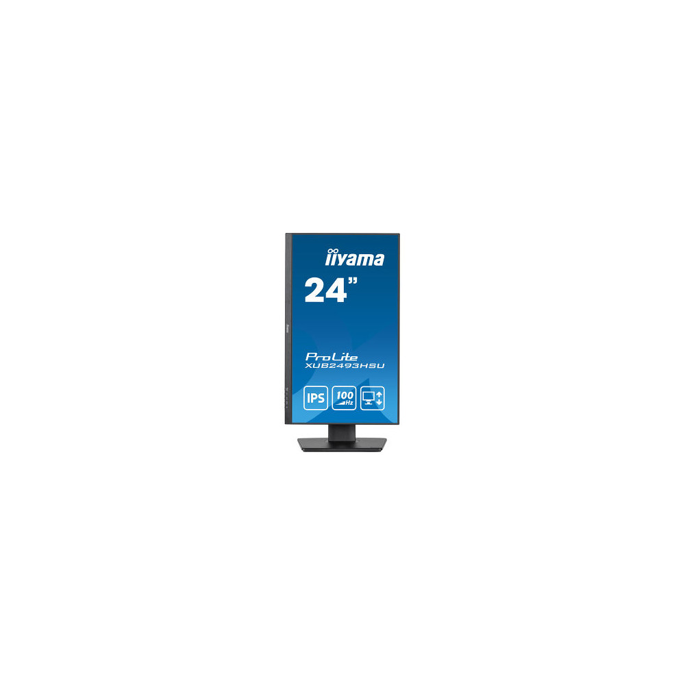IIYAMA XUB2493HSU-B7 - 23,8p iPS FHD 1ms 300cd/m² HDMI/DP 2x2W 2xUSB Règlable Noir | ECP Grossiste informatique
