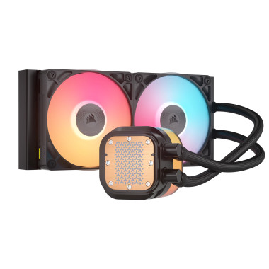 Corsair iCUE LINK TITAN 240 RX LCD Processeur Refroidisseur d'air 12 cm Noir 1 pièce(s)