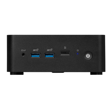 MSI Cubi NUC 1MG-024XDE Intel Core 3 100U 8 Go DDR5-SDRAM 256 Go SSD Mini PC Noir