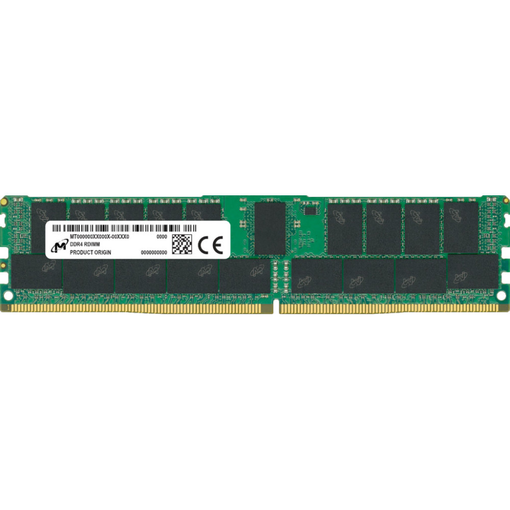 Micron MTA36ASF8G72PZ-3G2R module de mémoire 64 Go 1 x 64 Go DDR4 3200 MHz ECC Micron MTA36ASF8G72PZ-3G2R module de mémoire 64 Go 1 x 64 Go DDR4 3200 MHz ECC