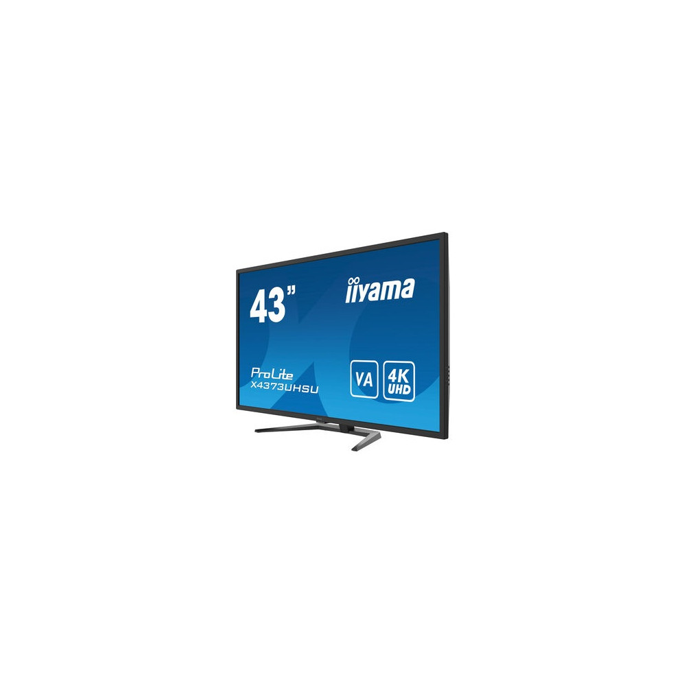 iiyama ProLite X4373UHSU-B1 écran plat de PC 108 cm (42.5") 3840 x 2160 pixels 4K Ultra HD Noir | ECP Grossiste informatique