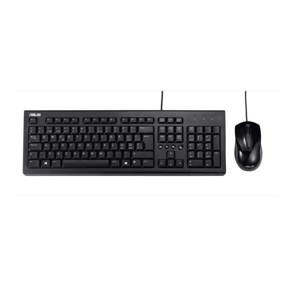 ASUS U2000 Keyboard + Mouse Set clavier Souris incluse Universel USB Noir ASUS U2000 Keyboard + Mouse Set clavier Souris incluse Universel USB Noir