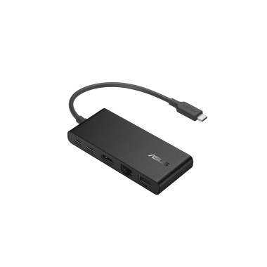 ASUS Dual 4K USB-C Dock DC201 Avec fil USB 3.2 Gen 2 (3.1 Gen 2) Type-C Noir