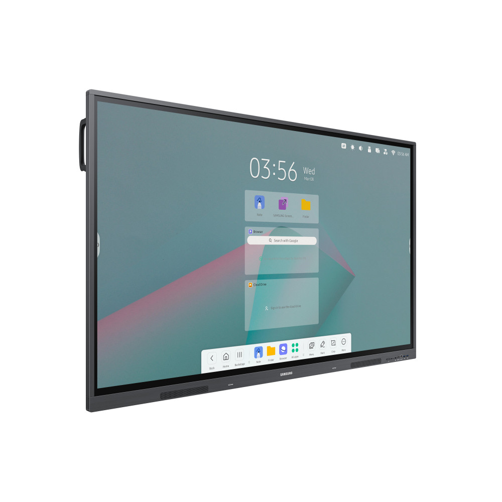 Samsung WA65C tableau blanc interactif 165,1 cm (65") 3840 x 2160 pixels Écran tactile Noir
