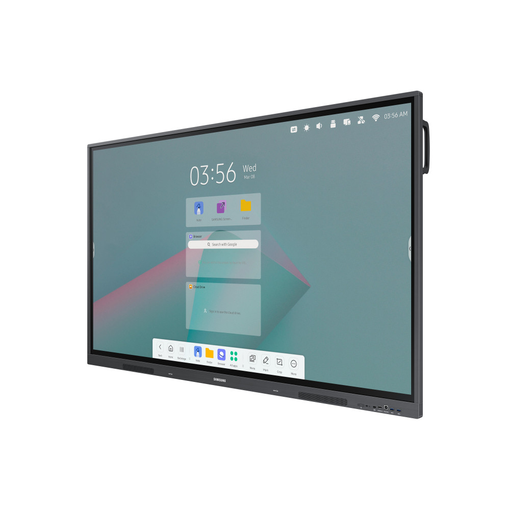 Samsung WA65C tableau blanc interactif 165,1 cm (65") 3840 x 2160 pixels Écran tactile Noir
