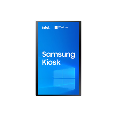 Samsung KM24C-5 En forme de kiosk 61 cm (24") LED 250 cd m² Full HD Blanc Écran tactile Intégré dans le processeur Windows 10