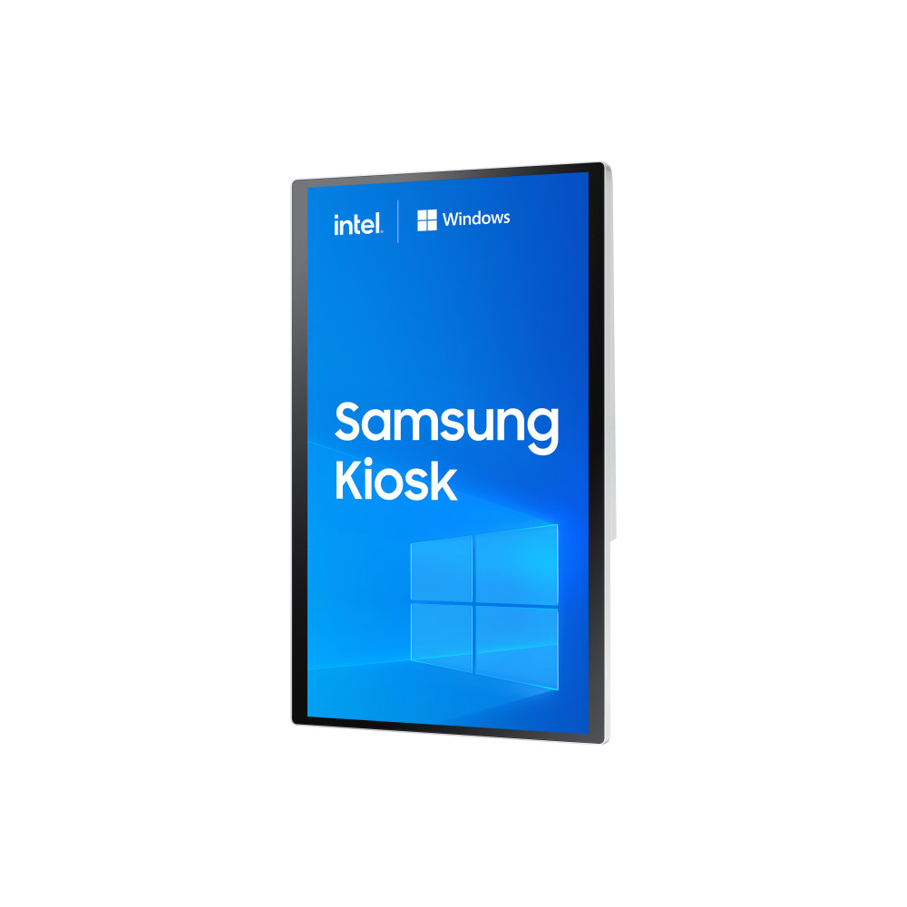 Samsung KM24C-3 En forme de kiosk 61 cm (24") LED 250 cd m² Full HD Blanc Écran tactile Intégré dans le processeur Windows 10