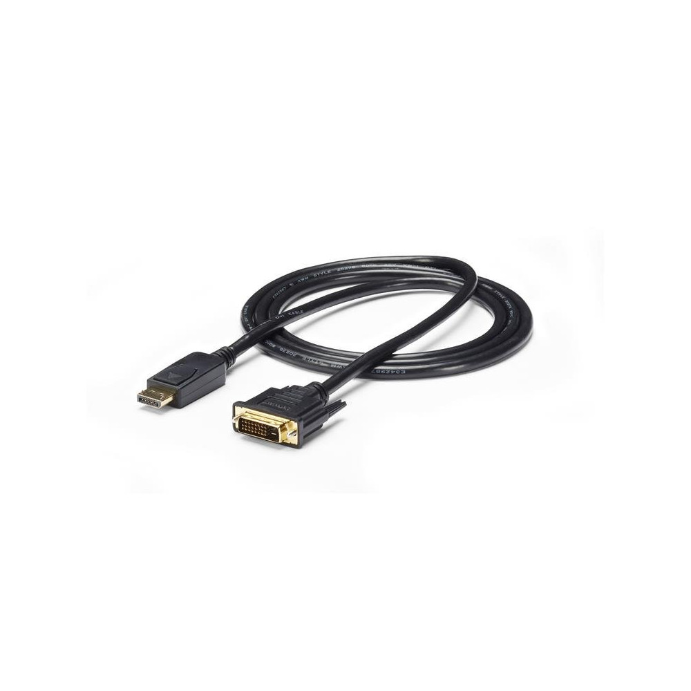 StarTech.com Câble Adaptateur DisplayPort vers DVI de 1,8 m - Convertisseur DP - 1920x1200 StarTech.com Câble Adaptateur DisplayPort vers DVI de 1,8 m - Convertisseur DP - 1920x1200