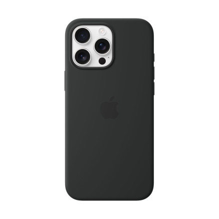 Apple - Coque de protection pour t l phone portable - compatibilit  avec MagSafe - silicone - noir  | ECP Grossiste informatique