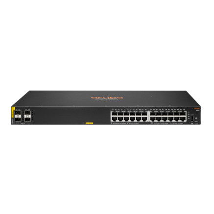 HPE Aruba Networking Aruba 6000 24G Class4 PoE 4SFP 370W Géré L3 Gigabit Ethernet (10 100 1000) Connexion Ethernet, supportant