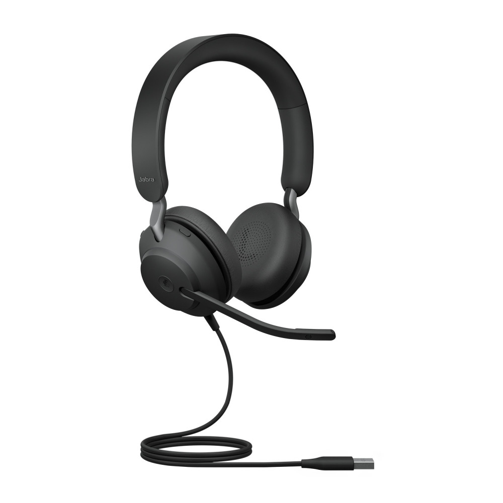 Jabra 24189-999-999 écouteur casque Avec fil Arceau Appels Musique USB Type-A Noir