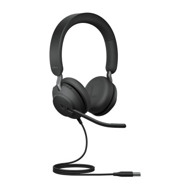 Jabra 24189-999-999 écouteur casque Avec fil Arceau Appels Musique USB Type-A Noir