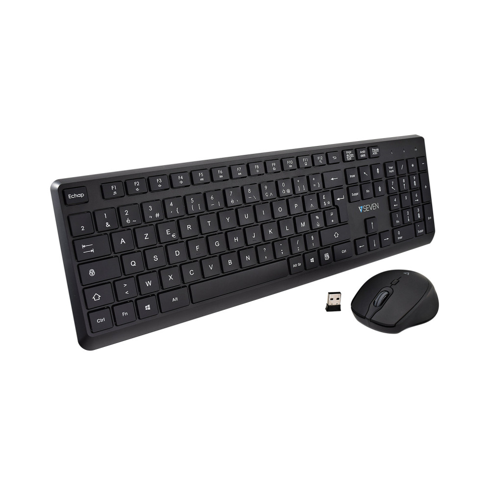 V7 Ensemble clavier et souris sans fil CKW350FR – Configuration FR V7 Ensemble clavier et souris sans fil CKW350FR – Configuration FR