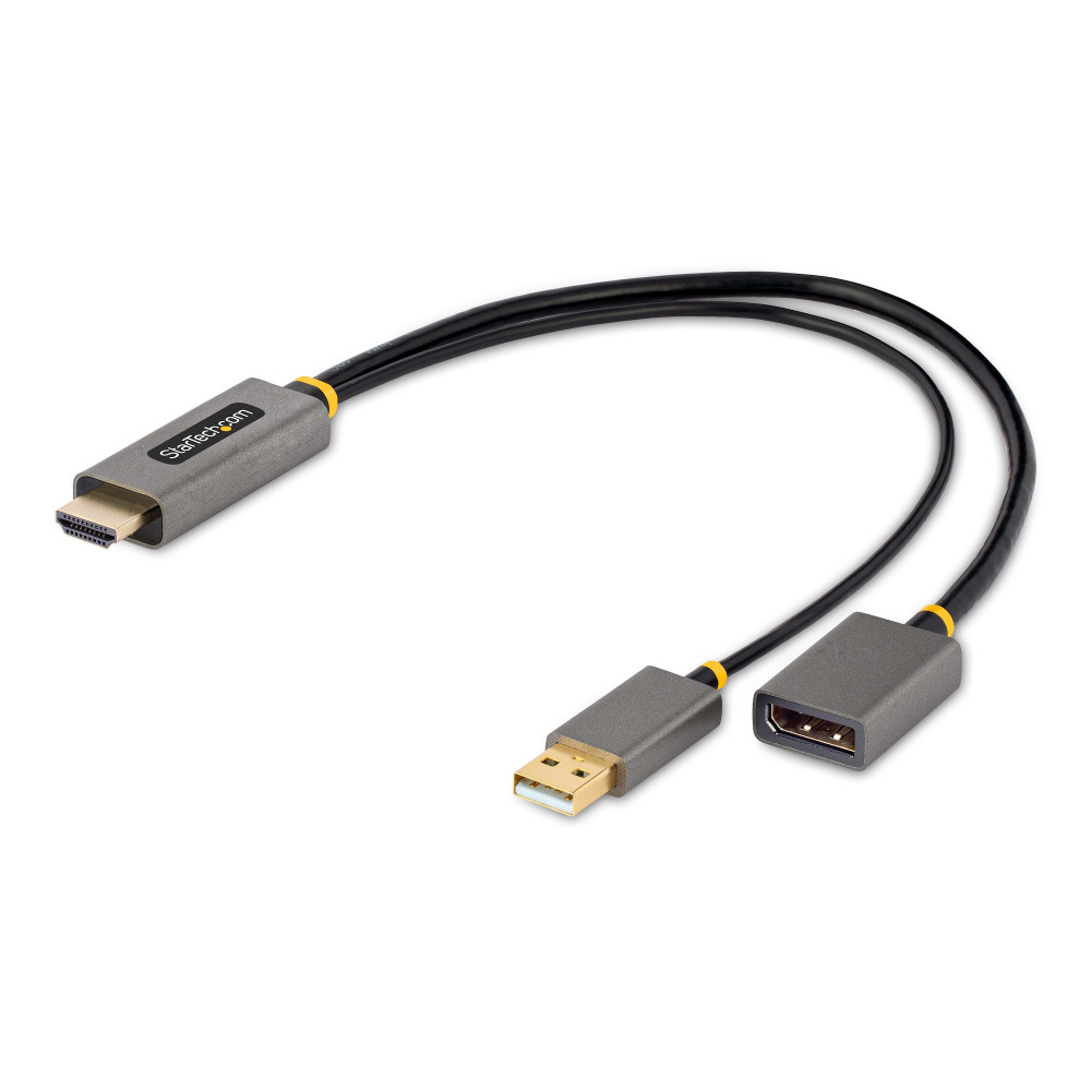 StarTech.com Adaptateur HDMI vers DisplayPort - Adaptateur HDMI vers DisplayPort de 30cm - Câble HDMI vers Displayport, StarTech.com Adaptateur HDMI vers DisplayPort - Adaptateur HDMI vers DisplayPort de 30cm - Câble HDMI vers Displayport,