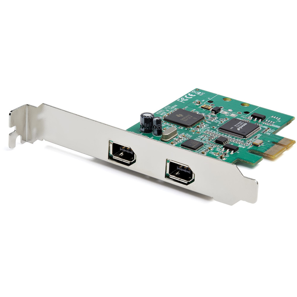 StarTech.com Carte PCI Express FireWire à 2 ports - Adaptateur PCIe FireWire 139a StarTech.com Carte PCI Express FireWire à 2 ports - Adaptateur PCIe FireWire 139a