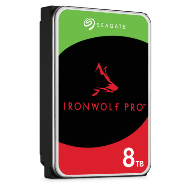 Seagate IronWolf Pro ST8000NT001 disque dur 8 To 7200 tr min 256 Mo 3.5" Série ATA III