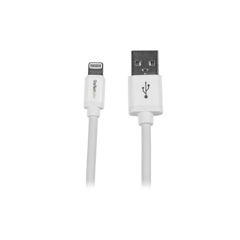 StarTech.com Câble Apple Lightning vers USB pour iPhone, iPod, iPad - 2 m Blanc