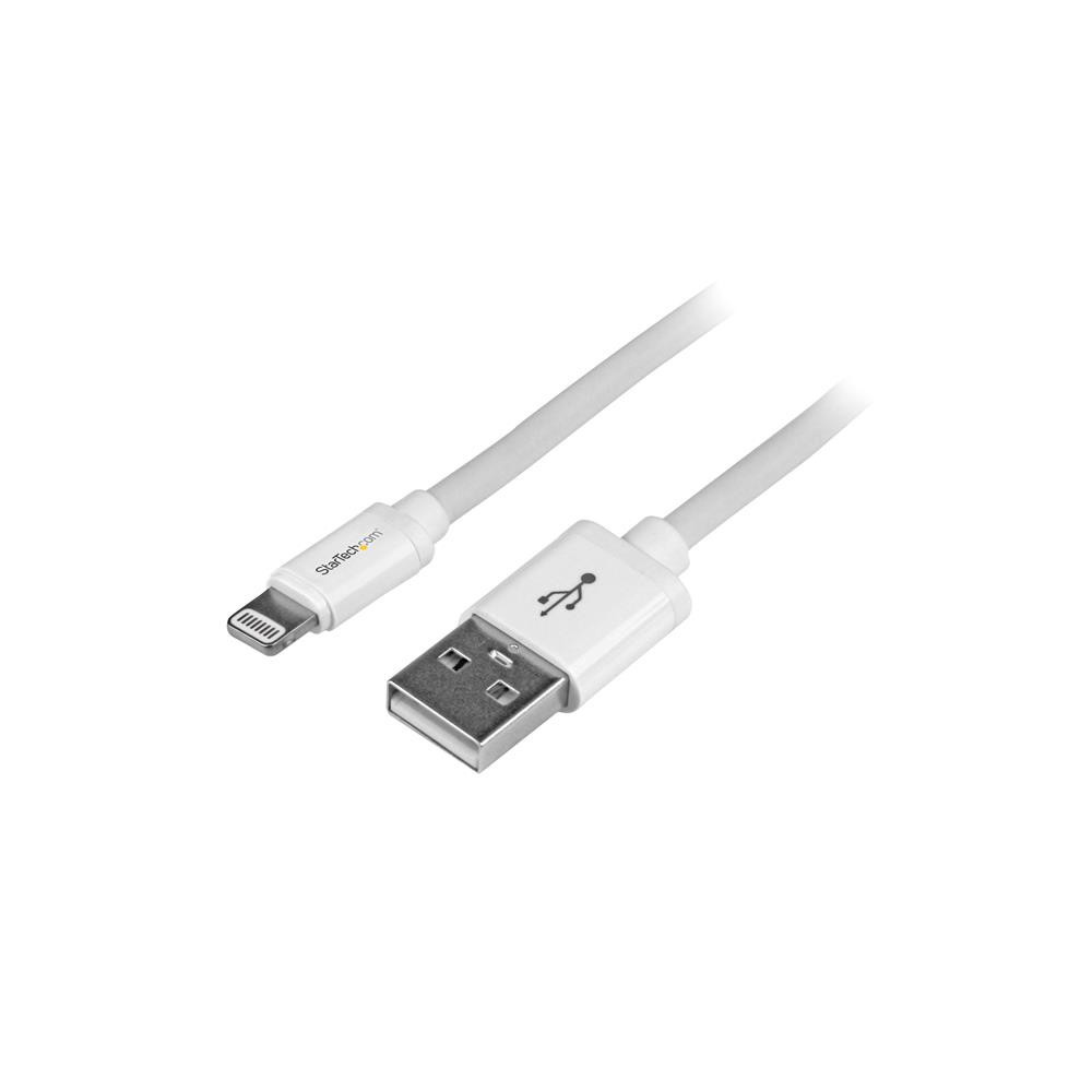 StarTech.com Câble Apple Lightning vers USB pour iPhone, iPod, iPad - 2 m Blanc