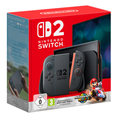 Nintendo Switch 2 + Mario Kart World console de jeux portables 20,1 cm (7.9") 256 Go Écran tactile Wifi Noir