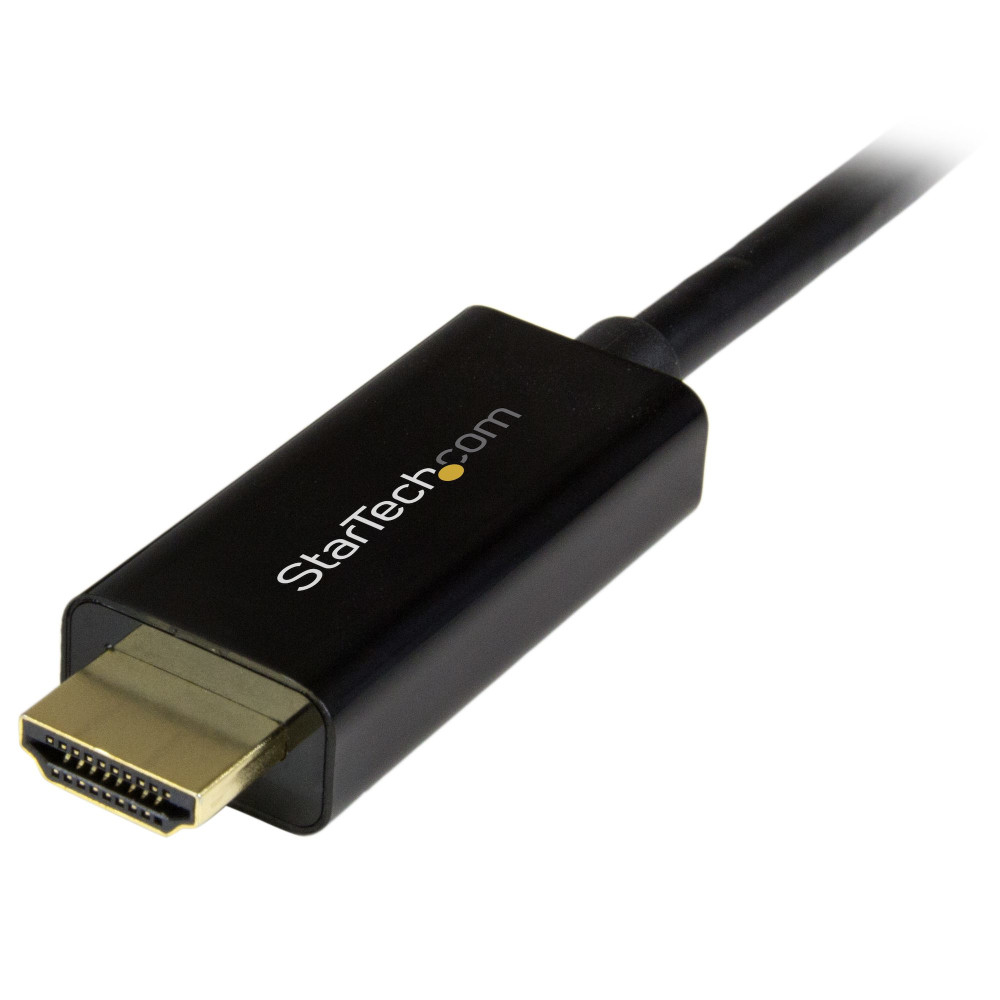StarTech.com Câble DisplayPort vers HDMI 2m - 4K 30Hz - Adaptateur DP vers HDMI - Convertisseur pour Moniteur DP 1.2 à HDMI -