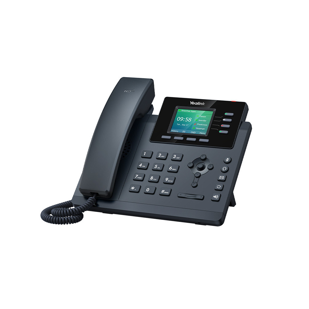 Yealink SIP-T34W téléphone fixe Noir 4 lignes LED Wifi Yealink SIP-T34W téléphone fixe Noir 4 lignes LED Wifi