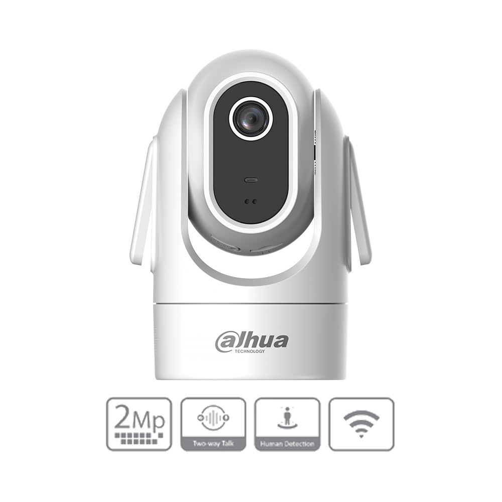 DAH H2C Caméra IP Motorisée Intérieure 2MP WiFi-RJ45 IR15M HP/Mic Slot SD | ECP Grossiste informatique