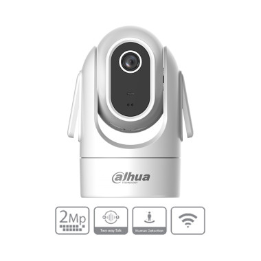 DAH H2C Caméra IP Motorisée Intérieure 2MP WiFi-RJ45 IR15M HP/Mic Slot SD | ECP Grossiste informatique
