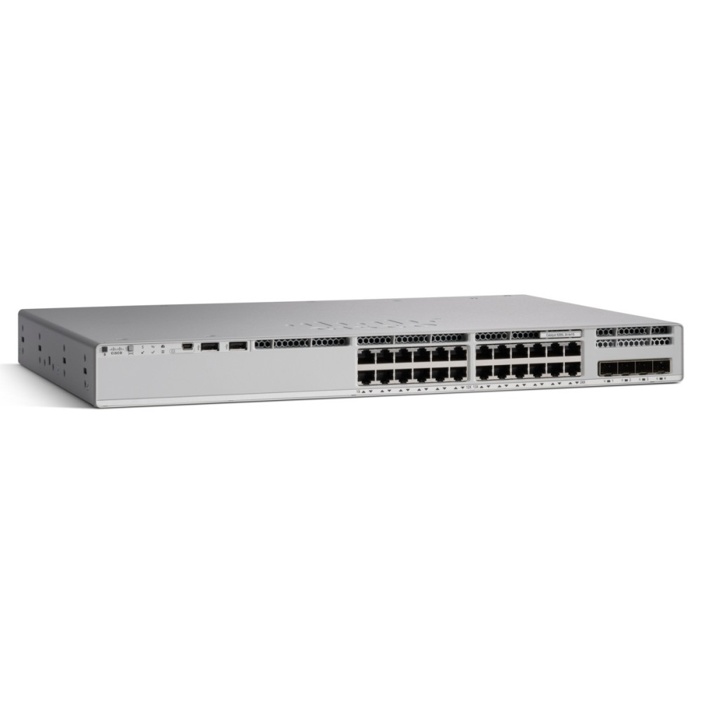 Cisco Catalyst 9200L Géré L3 10G Ethernet (100 1000 10000) Connexion Ethernet, supportant l'alimentation via ce port (PoE) Gris