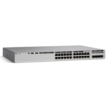 Cisco Catalyst 9200L Géré L3 10G Ethernet (100 1000 10000) Connexion Ethernet, supportant l'alimentation via ce port (PoE) Gris