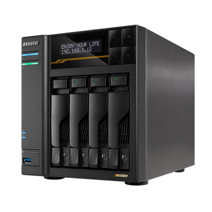 AS6804T NAS 4 baies 2.4 GHz QC | ECP Grossiste informatique