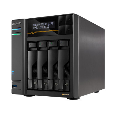 AS6804T NAS 4 baies 2.4 GHz QC | ECP Grossiste informatique