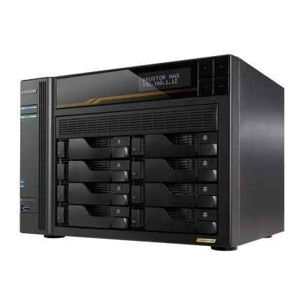 AS6808T NAS 8 baies 2.4 GHz QC | ECP Grossiste informatique